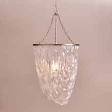 Rubi Capiz Shell Chandelier